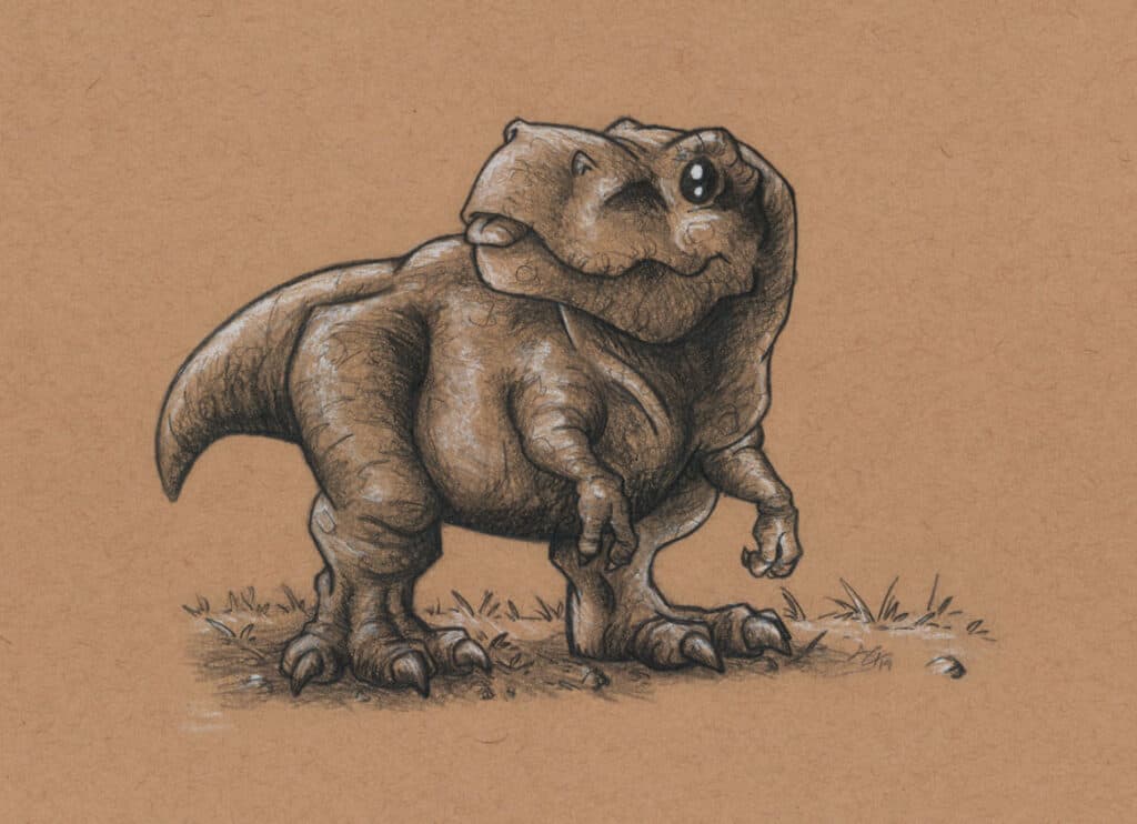 Cute Baby T Rex